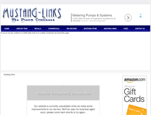 Tablet Screenshot of mustang-links.com